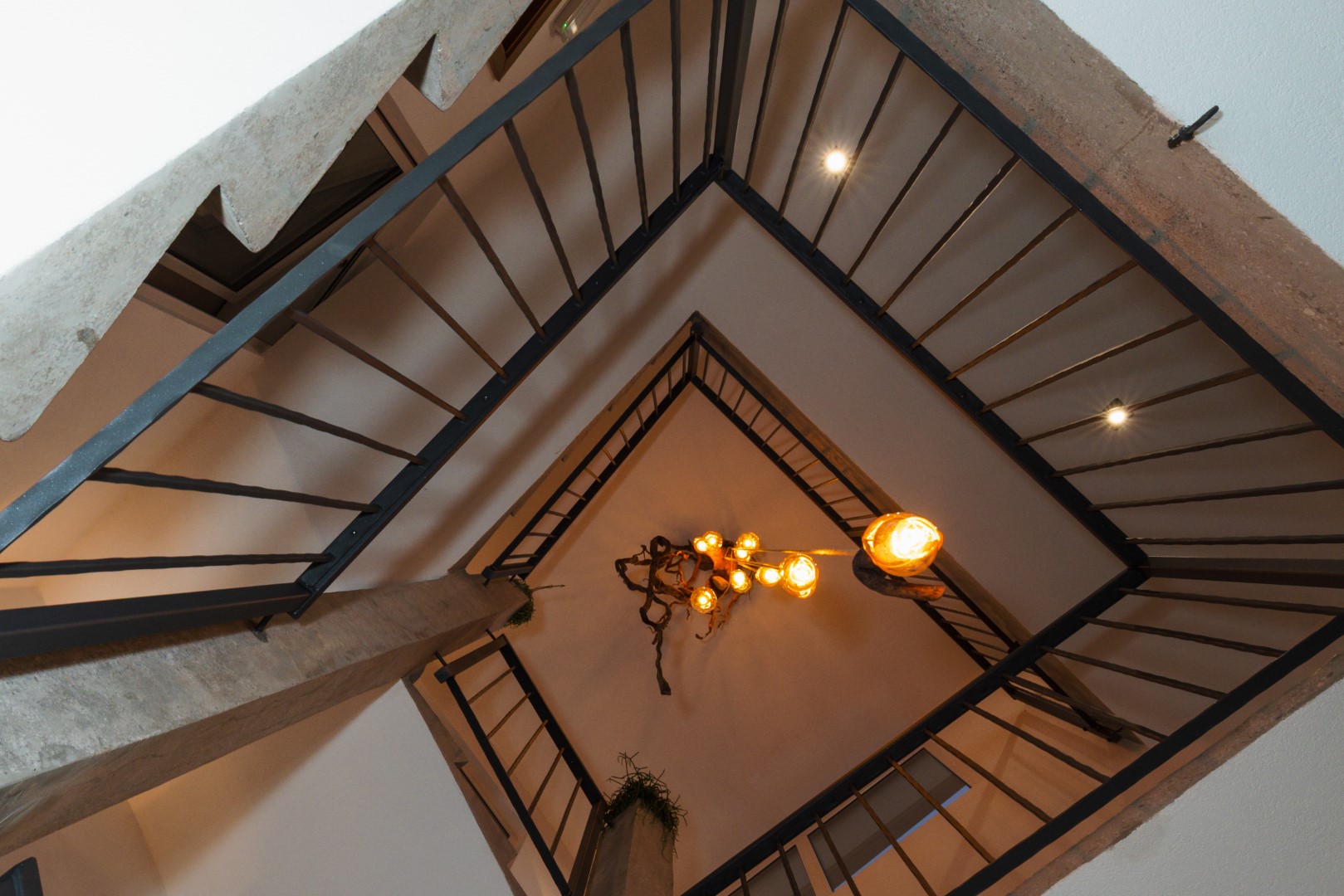 Living and dining area at Hucho House